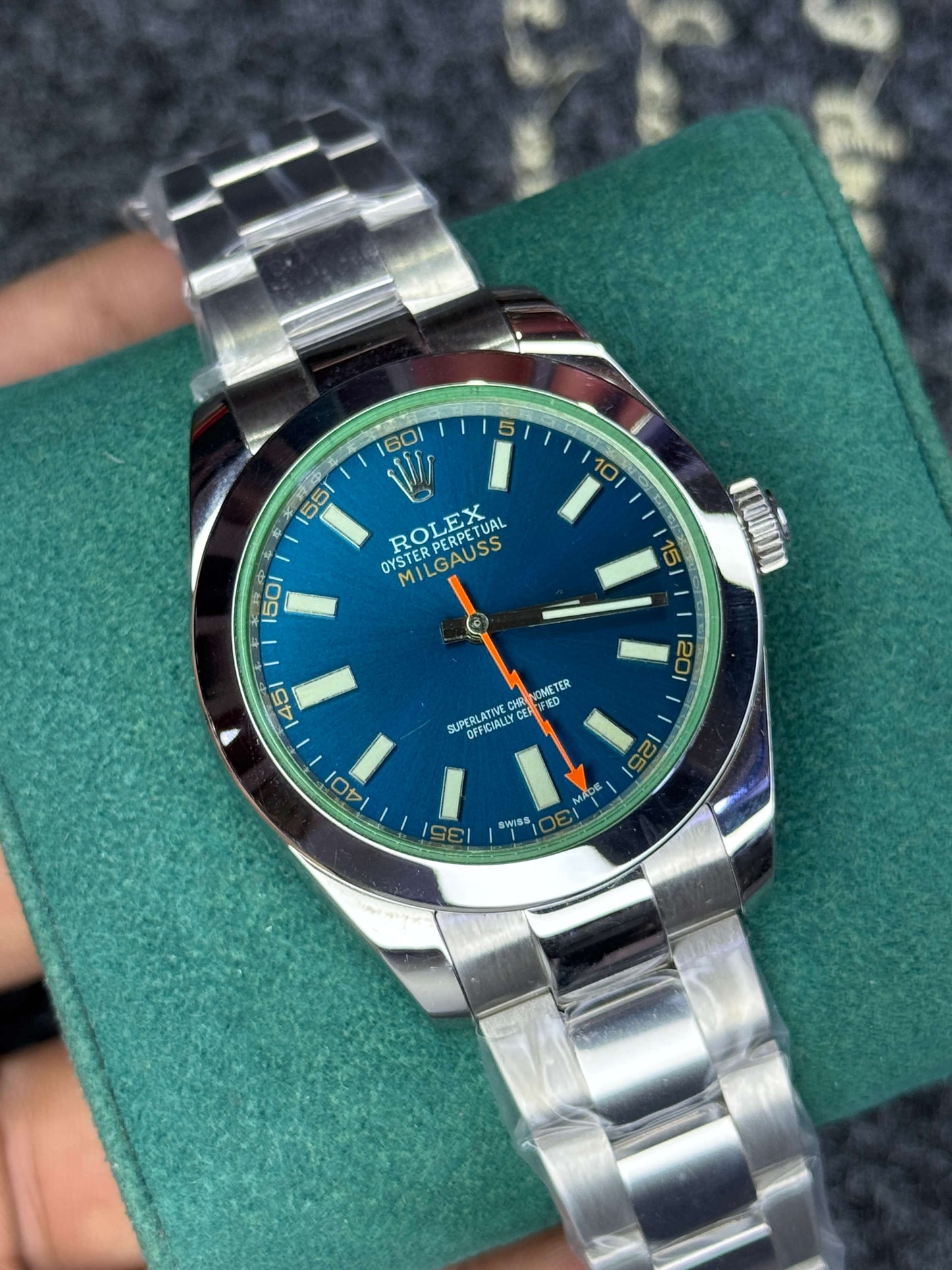 Milgauss Blue Dial -Top
