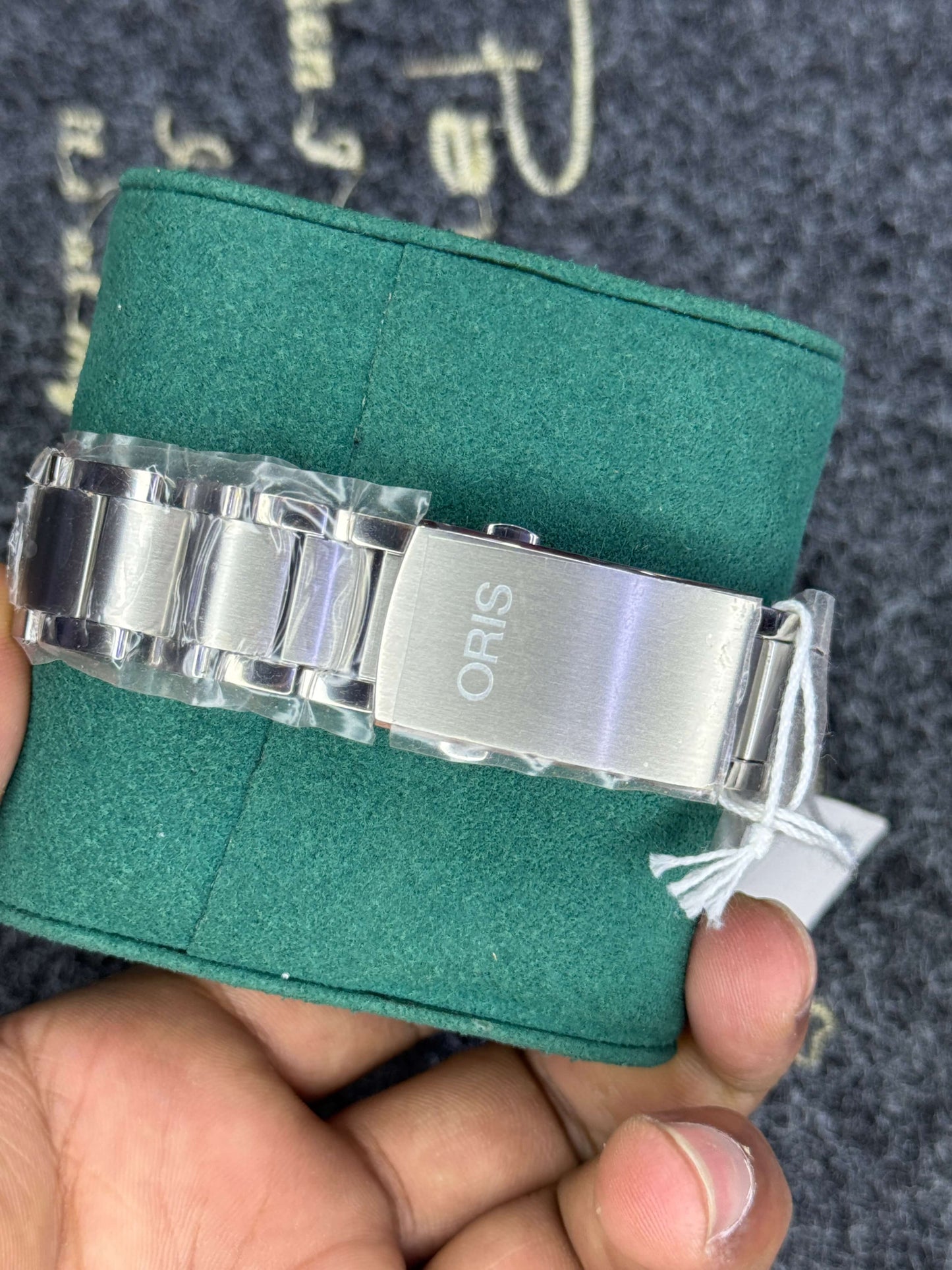 Oris Aquis Brown Dial - Top
