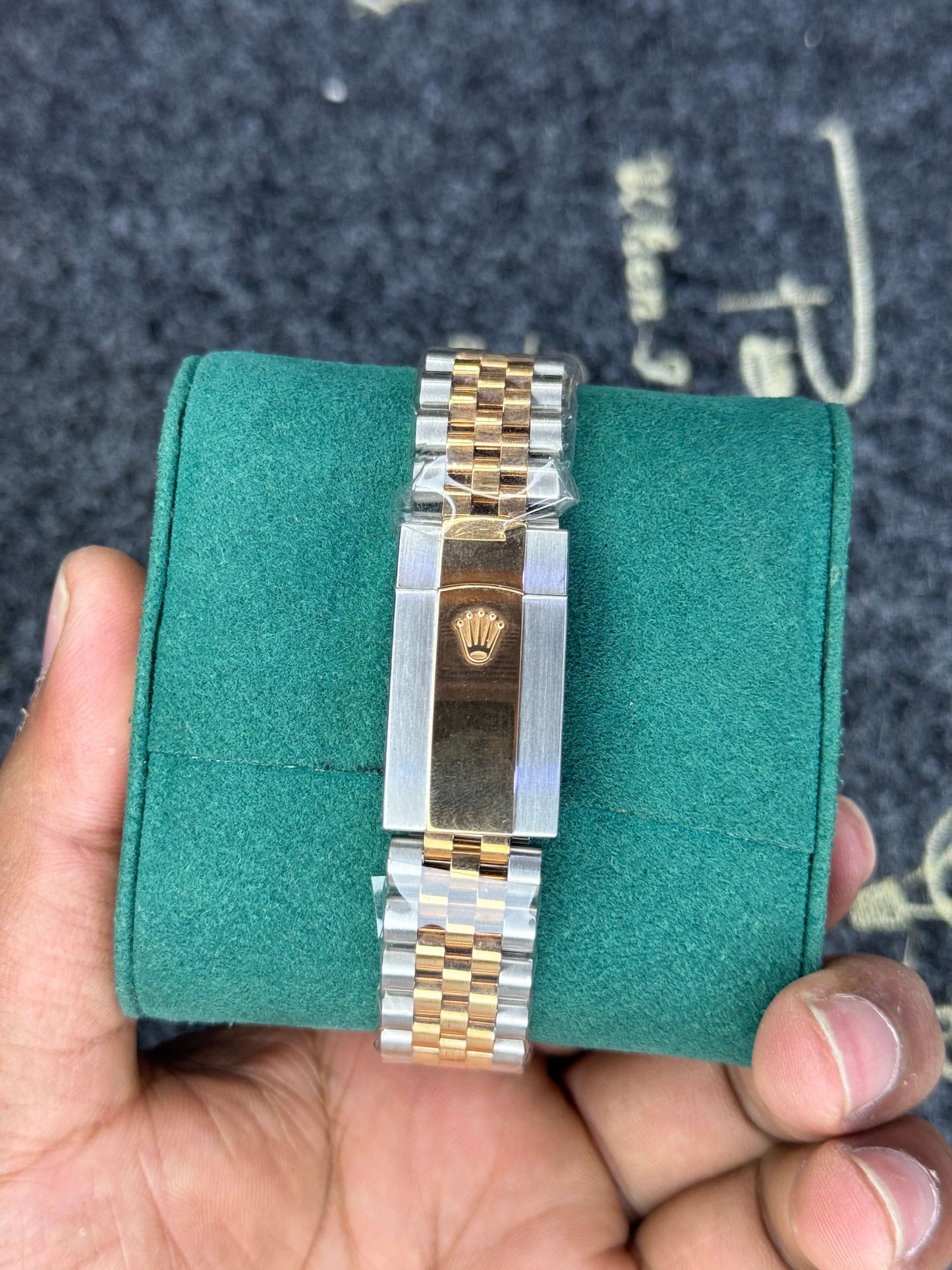 Datejust Dual Tone Chocolate dial- Top
