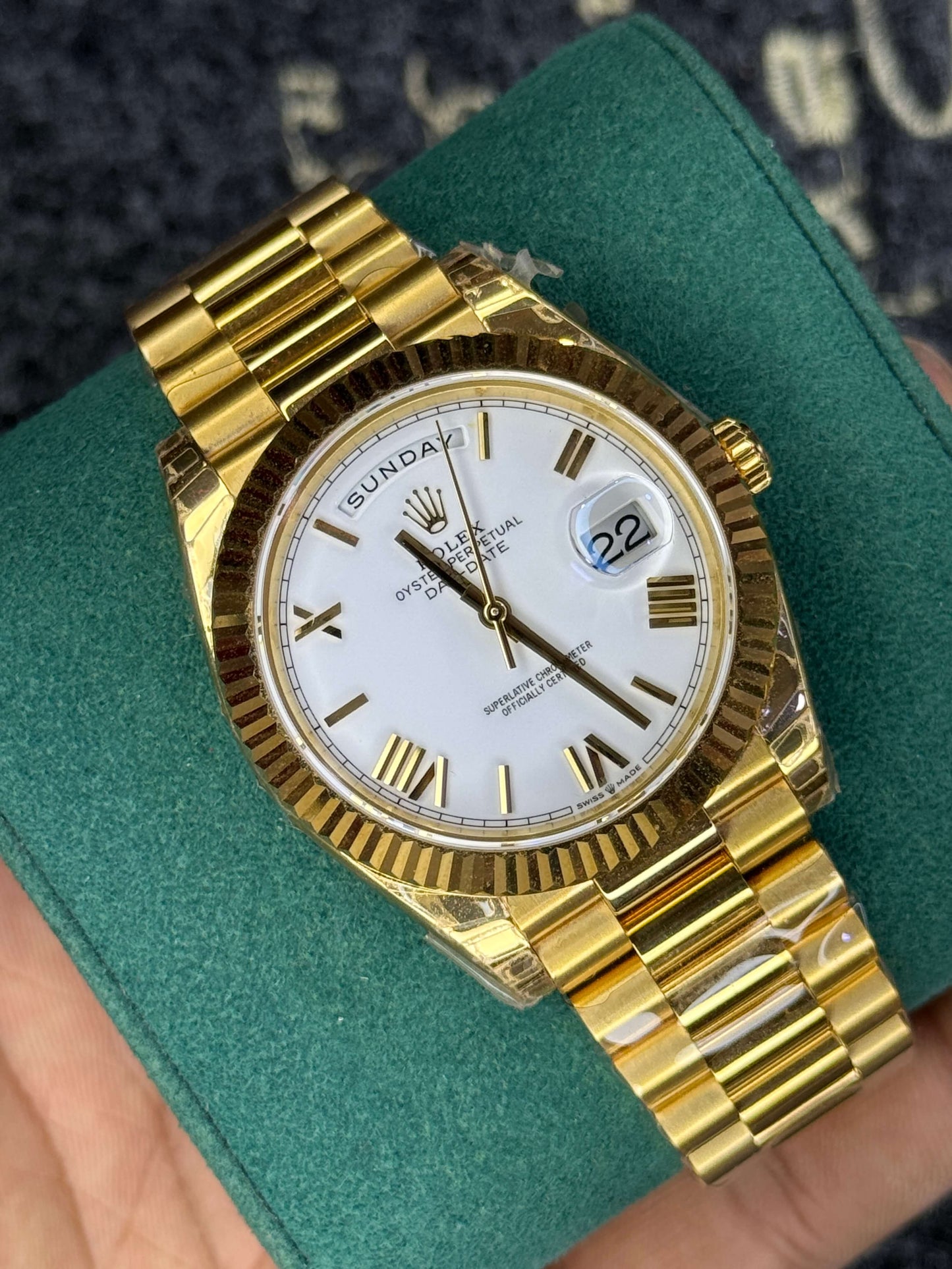 Rolex Day Date Yellow Gold- Top