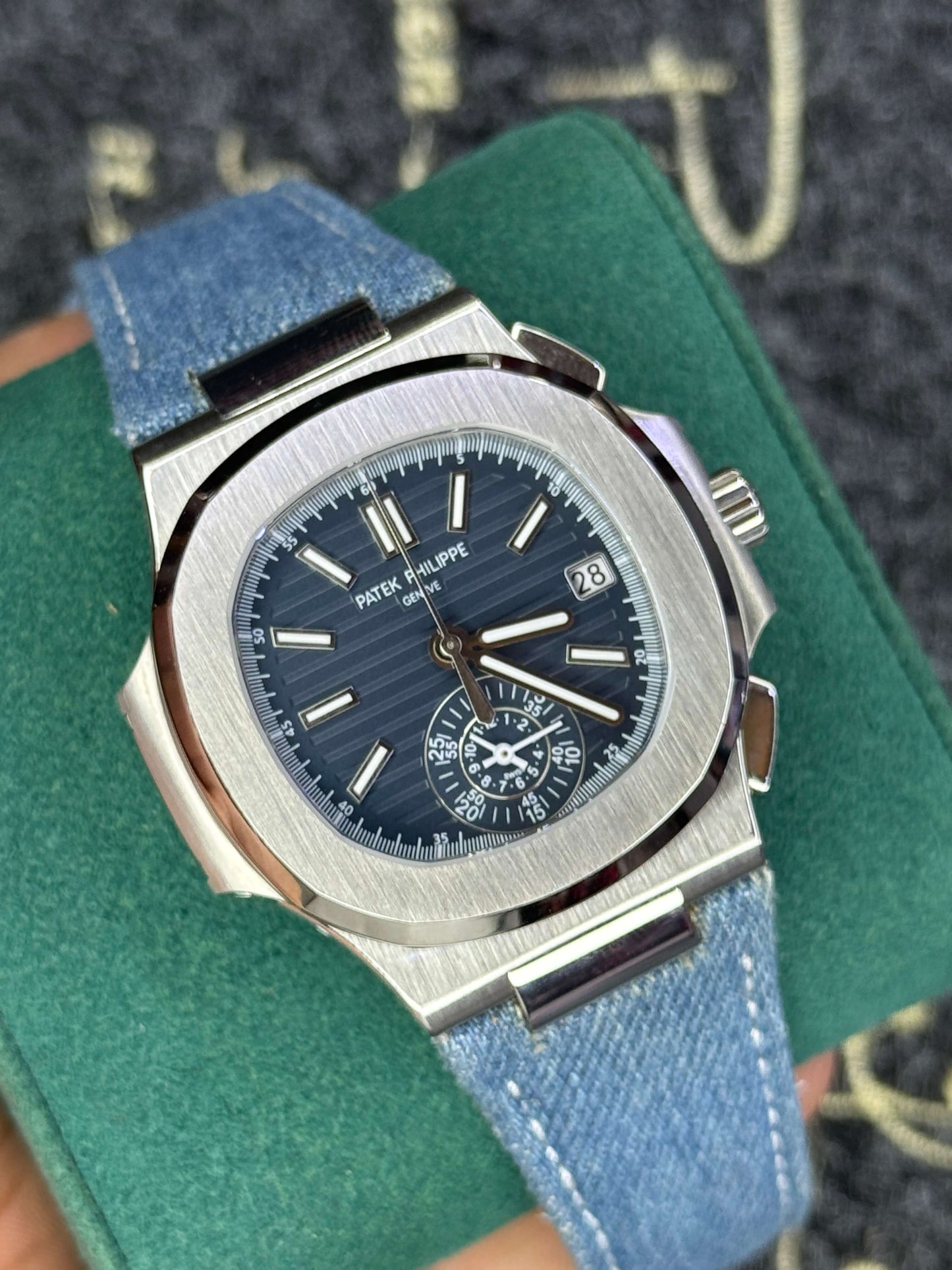 Patek Nautilus Denim Version- Top