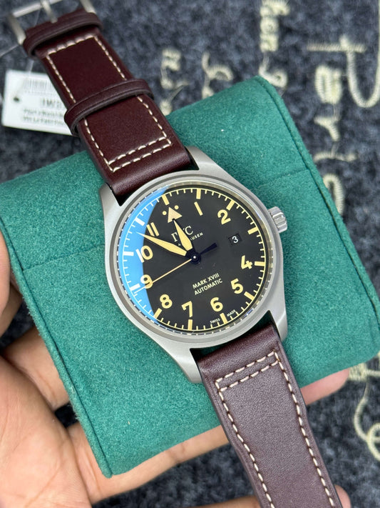 IWC Gunmetal Classic Automatic Watch- Top
